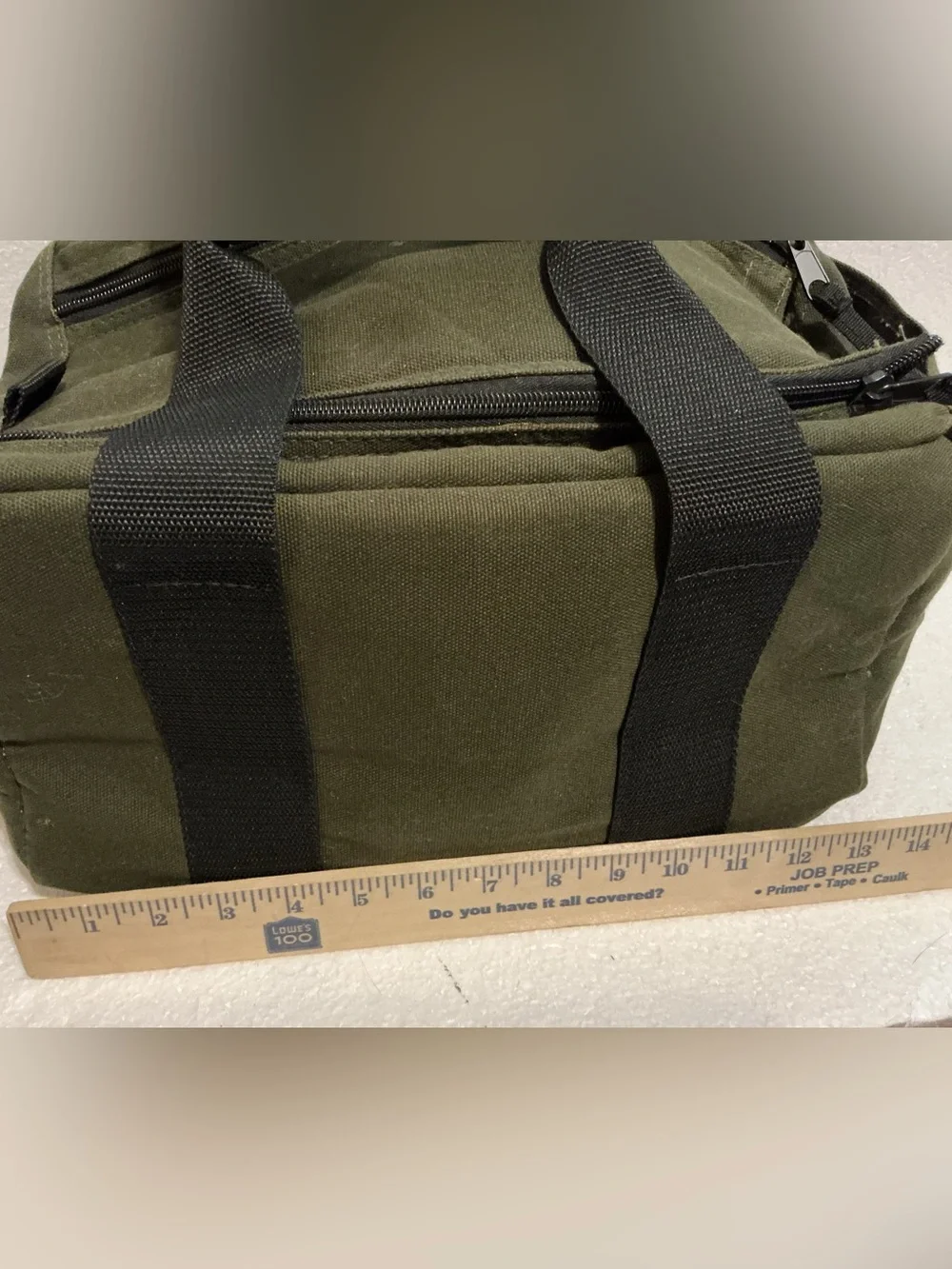 Allen Olive Green Utility Gear Bag Hunting Fishing Tactical Canvas Carry Case